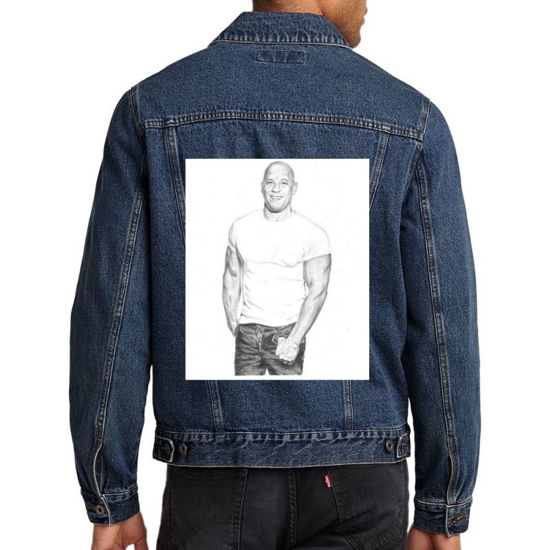 Dominic Pencil Art Men Denim Jacket by KyungSavard | Artistshot