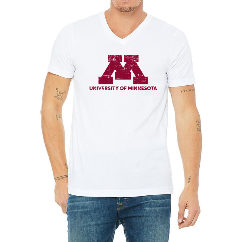 University Of Minnesota V-neck Tee | Artistshot