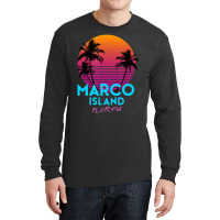 Hot Trend Marco Island Florida Retro 80s Long Sleeve Shirts | Artistshot