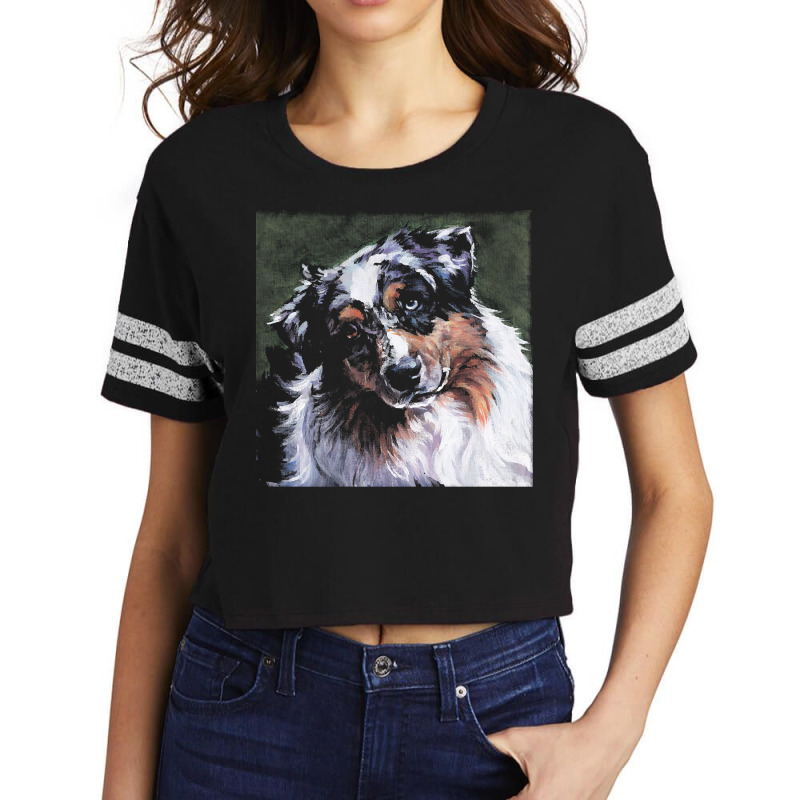 Australian Shepherd T  Shirt Australian Shepherd Scorecard Crop Tee by schillerelroy788 | Artistshot