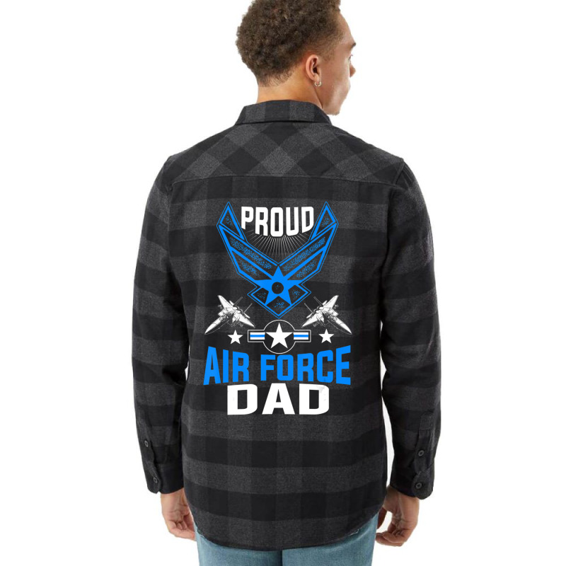 Hot Trend Proud Air Force Dad Us Air Force Military Flannel Shirt by quanghuydinh1 | Artistshot