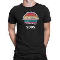 One Of A Kind Born In February Awesome Since 2005 Birthday T-shirt | Artistshot