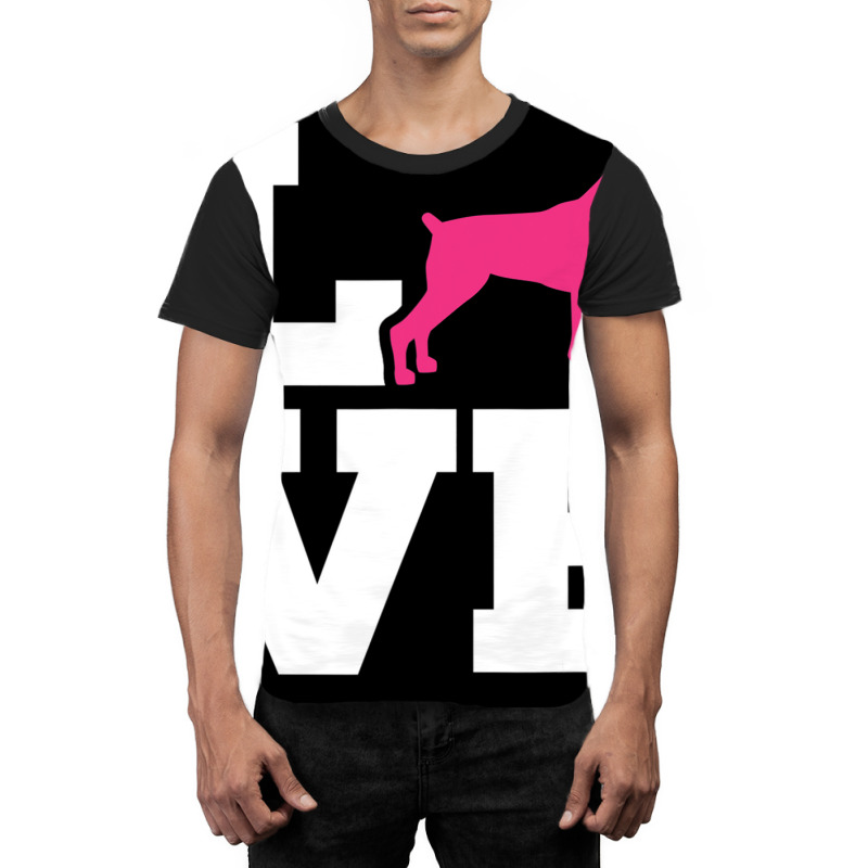 Doberman Love Graphic T-shirt | Artistshot