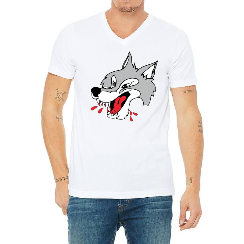 Sudbury Wolves Logo.svg V-Neck Tee by feruji ferdiansyah | Artistshot