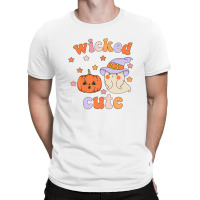 Wicked Cute Halloween For Women Men Kids Funny Ghost Pumpkin T-shirt | Artistshot