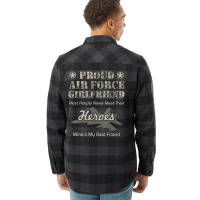 Limited Edition Proud Air Force Girlfriend Flannel Shirt | Artistshot