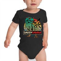 Trending Mens Matching Family Daddysaurus Trex Father's Baby Bodysuit | Artistshot