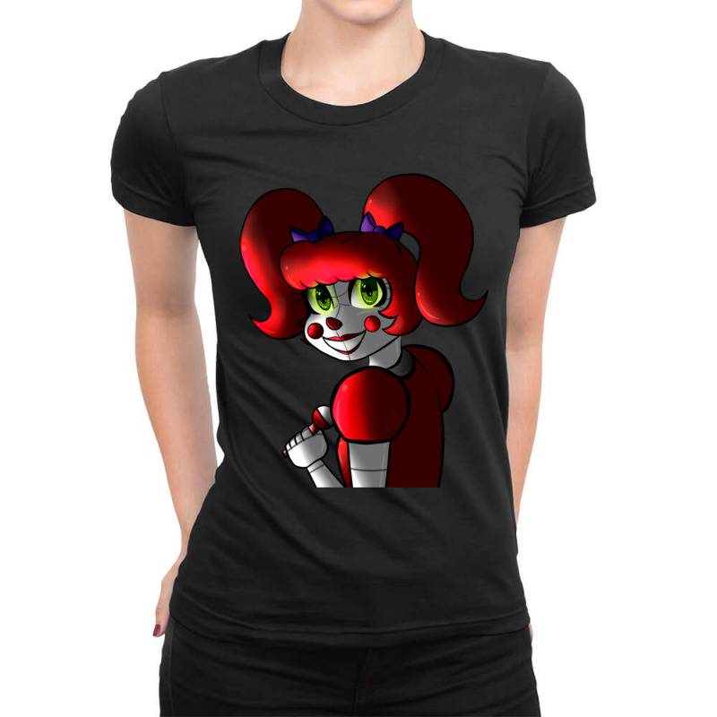 Five Nights At Freddy's Sister Location Ba Ladies Fitted T-Shirt by CathyCooney | Artistshot