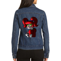 Five Nights At Freddy's Sister Location Ba Ladies Denim Jacket | Artistshot