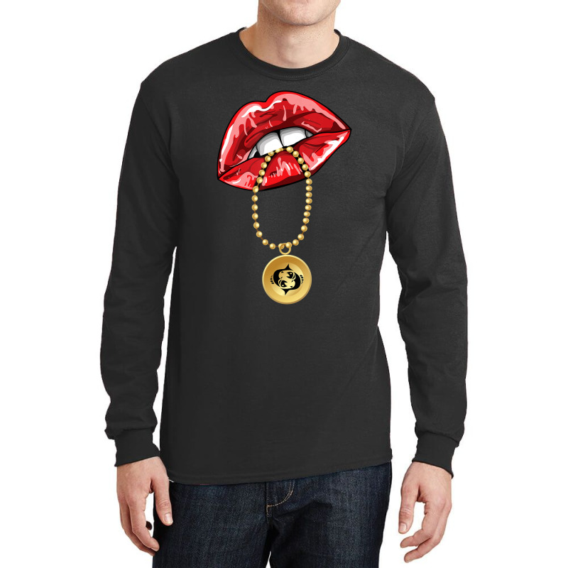 Trending Pisces Girl Juicy Lips Necklace Astrology Zodiac Sign Long Sleeve Shirts | Artistshot