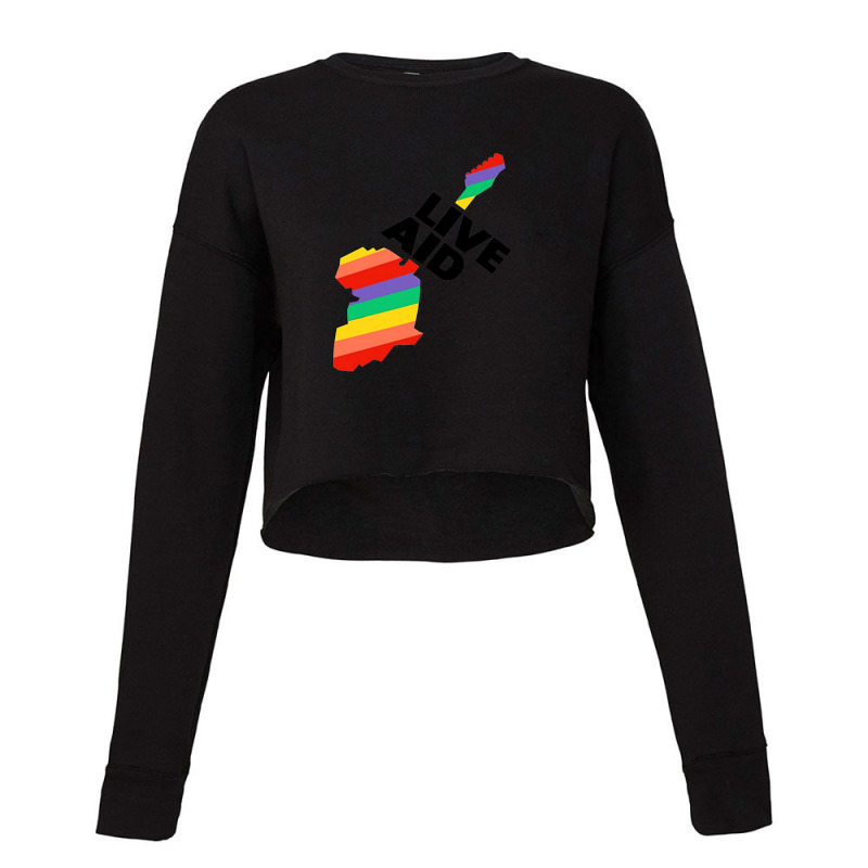 Live Aid Cropped Sweater by MichaelSchales | Artistshot