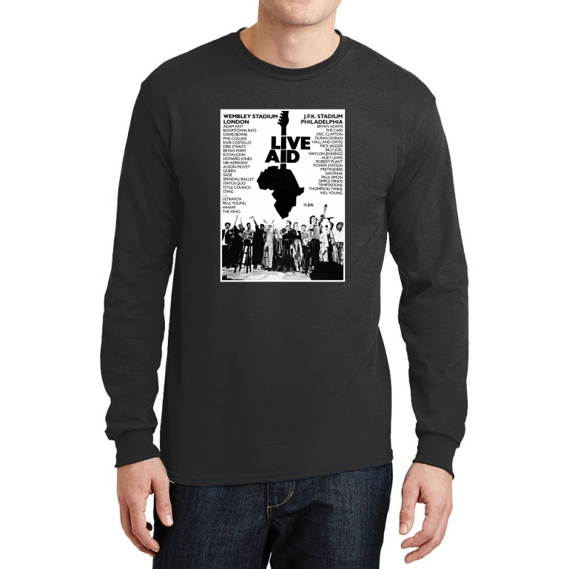 Live Aid 1985 Long Sleeve Shirts by SherryMorehart | Artistshot