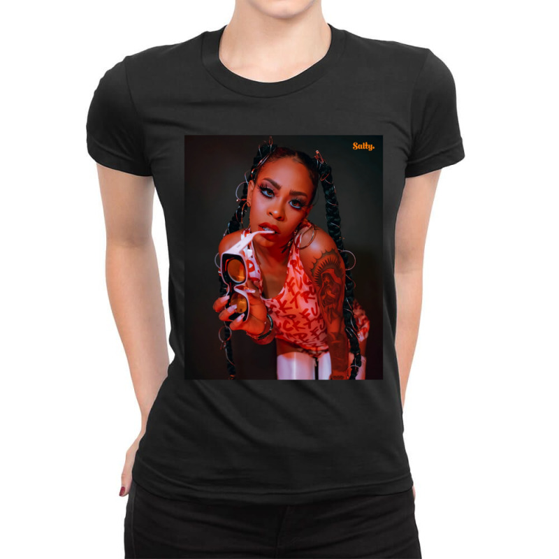 Red Skin Rico Bad Girl Ladies Fitted T-shirt | Artistshot