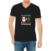 Fully Vaccinated 2021 Santa Claus V-neck Tee | Artistshot