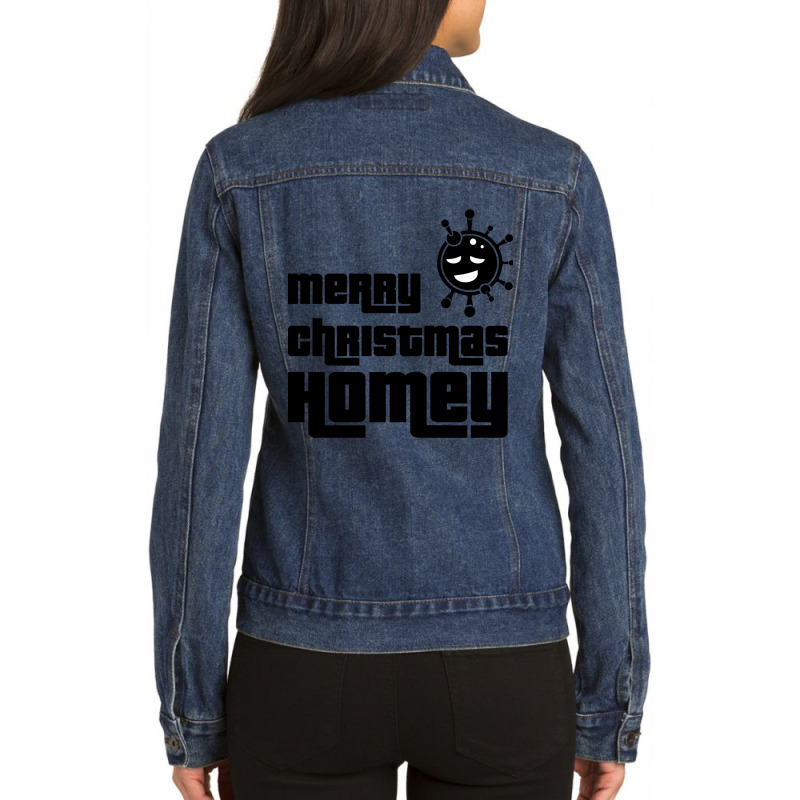 Trending Xmas Pandemic Ladies Denim Jacket by Milne Charlton | Artistshot