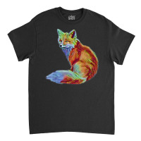 Fox Sly Animal Colorful Forest Animals Design Foxes T Shirt Classic T-shirt | Artistshot