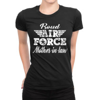 Hot Trend Proud Air Force Mother-in-law Pride Military Family Mom Ladies Fitted T-shirt | Artistshot