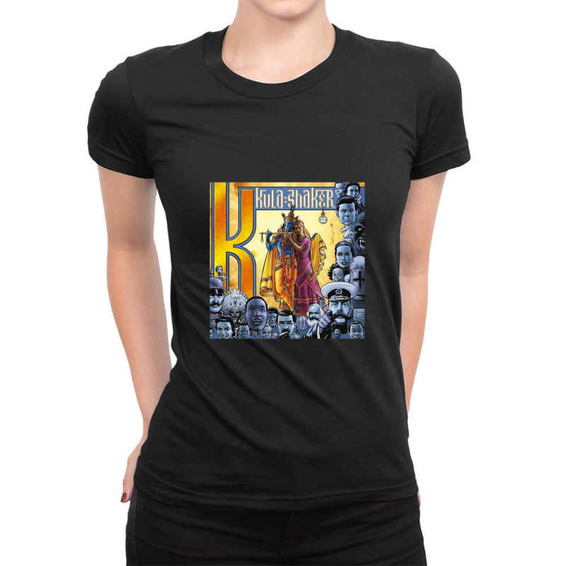 Kula Shaker Ladies Fitted T-Shirt by BeckyTeague | Artistshot