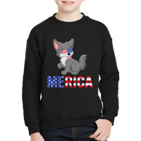 Hot Trend Merica Usa Flag Alaskan Malamute Dog Youth Sweatshirt | Artistshot