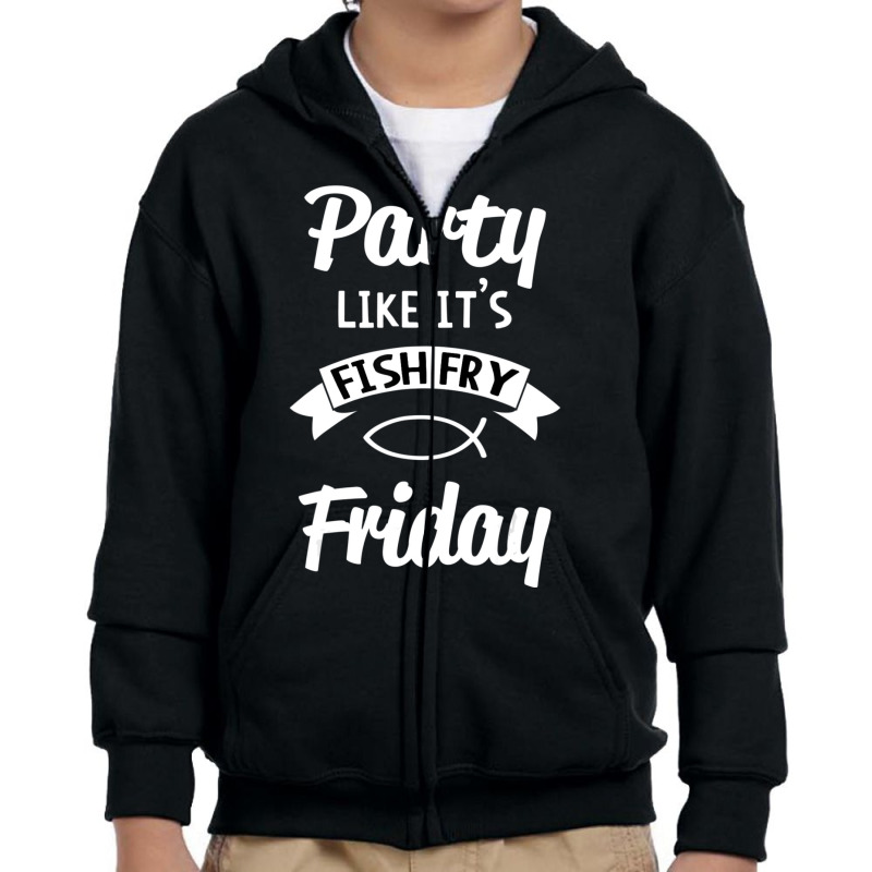 Hot Trend Friday Fish Fry Lent Youth Zipper Hoodie | Artistshot