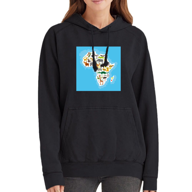 Limited Edition Wildlife In Africa 2 Vintage Hoodie by Ledford Leslie | Artistshot