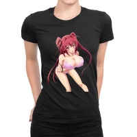 Mio Naruse Lingerie Sexy Hentaii Anime Ladies Fitted T-shirt | Artistshot