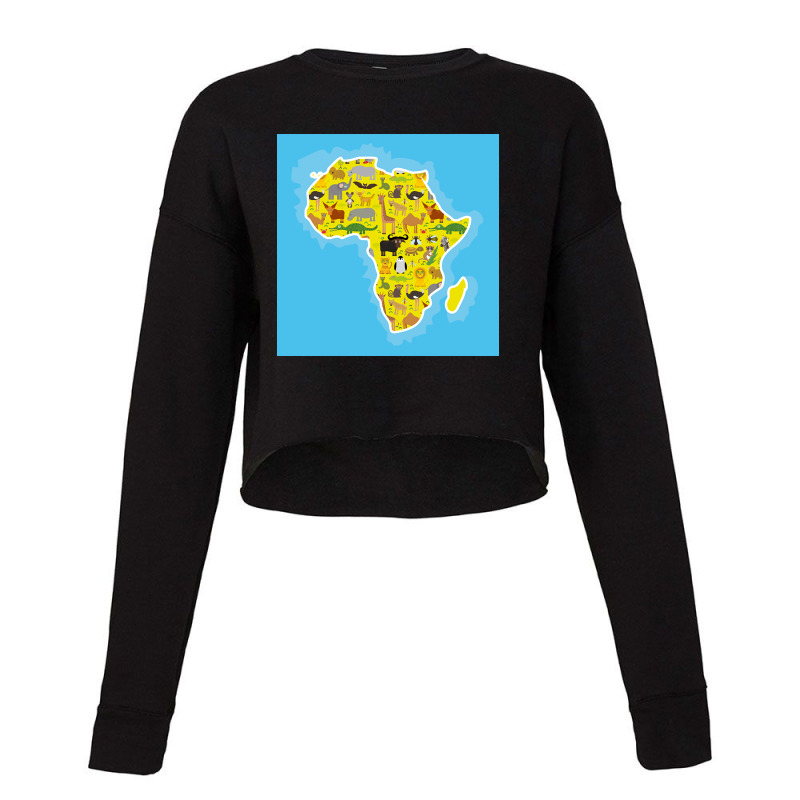 Limited Edition Wildlife In Africa Cropped Sweater by Ledford Leslie | Artistshot