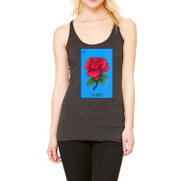 Womens Mexican Lottery La Rosa Rose Game Of Mexico Latino Design Vneck Racerback Tank | Artistshot