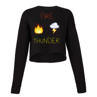 Fire Thunder Cropped Sweater | Artistshot