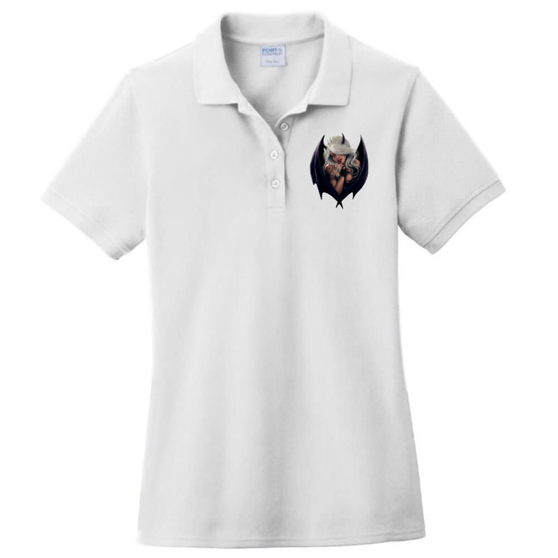 Devil's Desire Ladies Polo Shirt by DERRICKILLIAMS | Artistshot