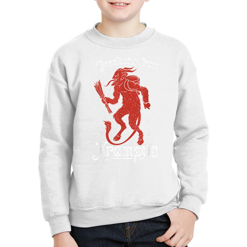 Greetings From Krampus, Fun Pre Germanic Paganism T Shirt Youth Sweatshirt by mehen | Artistshot