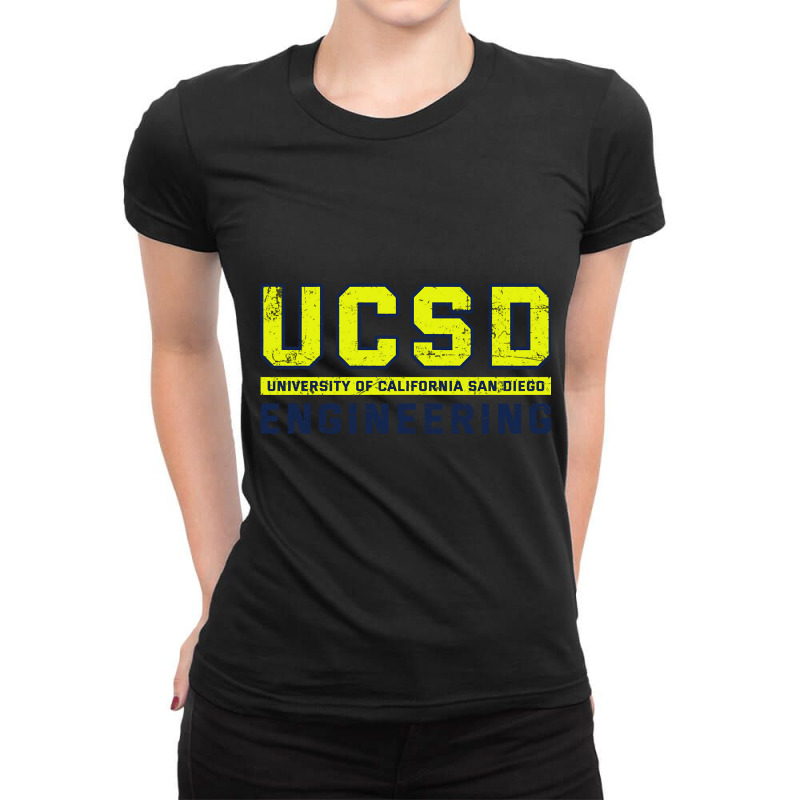 Trending Ucsd - Uc San Diego University Engineering Vintage 2 (2) Ladies Fitted T-Shirt by yumgaugeteuda | Artistshot