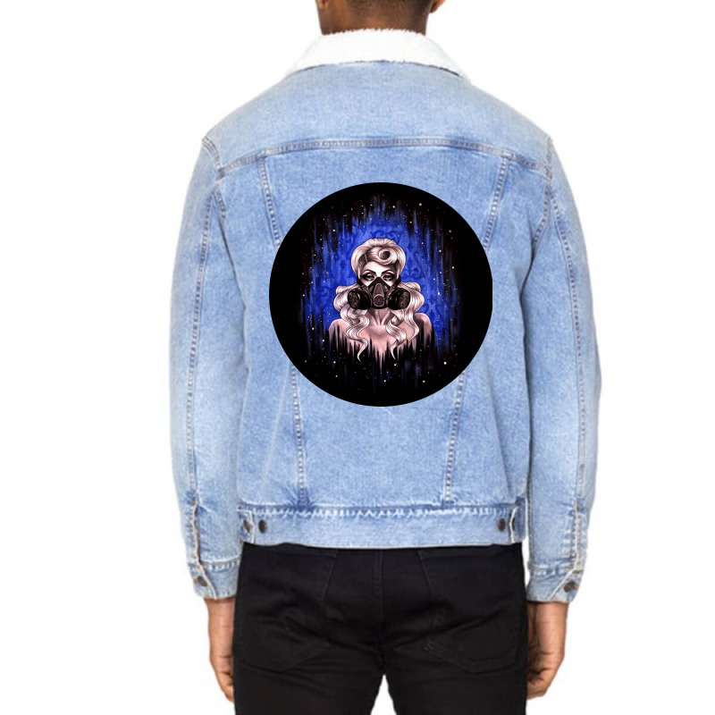 Escape Unisex Sherpa-Lined Denim Jacket by DERRICKILLIAMS | Artistshot