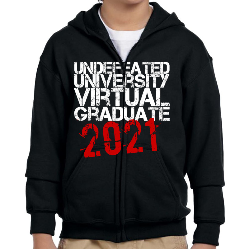 Limited Edition Undefeated University Virtual Graduate 2021 Vintage Di Youth Zipper Hoodie by yumgaugeteuda | Artistshot