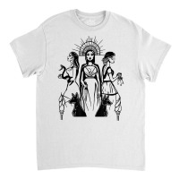 Hecate Triple Moon Goddess Wiccan Wicca Pagan Witch T Shirt Classic T-shirt | Artistshot