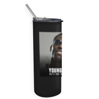 Rip Him Smile Skinny Tumbler | Artistshot