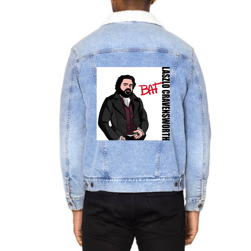 Hot Trend Bat Unisex Sherpa-Lined Denim Jacket by macklinsampson | Artistshot