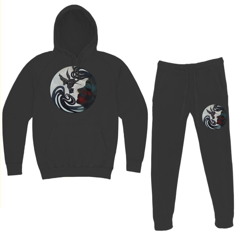 Black Bird Star Line Hoodie & Jogger set by zulethgilderq | Artistshot