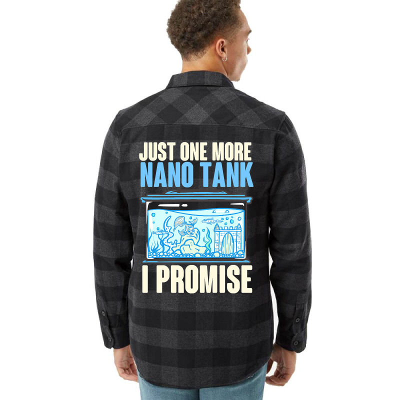 Trending Nano Tank Aquarium Jokes For Fish Tank Collectors Flannel Shirt by Rios Arevalo | Artistshot