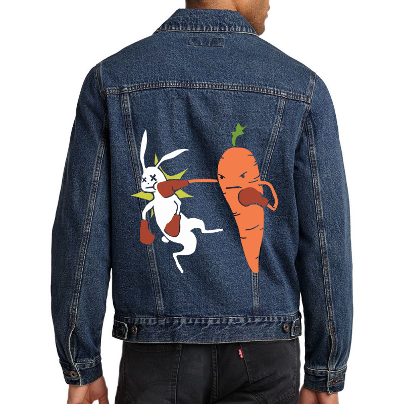 Carrot Knockout Men Denim Jacket | Artistshot