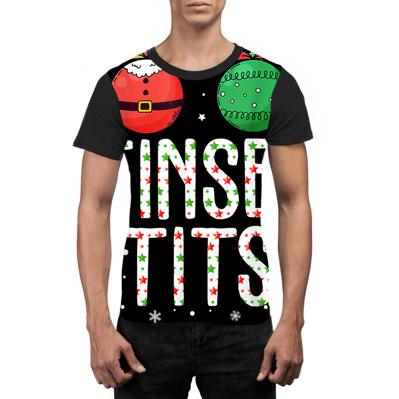 Jingle Balls Tinsel Tits Couples Christmas Matching Couple T Shirt Graphic T-shirt | Artistshot