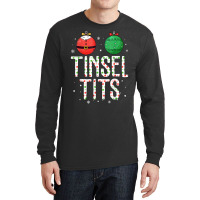 Jingle Balls Tinsel Tits Couples Christmas Matching Couple T Shirt Long Sleeve Shirts | Artistshot