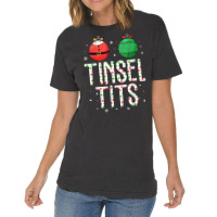 Jingle Balls Tinsel Tits Couples Christmas Matching Couple T Shirt Vintage T-shirt | Artistshot