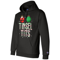 Jingle Balls Tinsel Tits Couples Christmas Matching Couple T Shirt Champion Hoodie | Artistshot