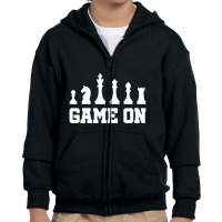 Trending Chess Player Youth Zipper Hoodie | Artistshot