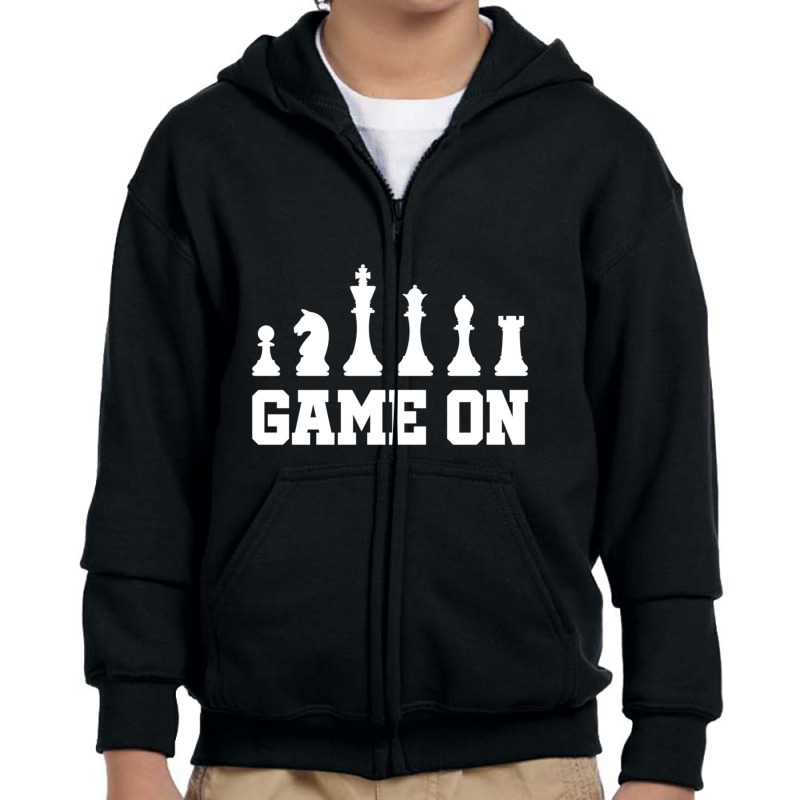 Trending Chess Player Youth Zipper Hoodie by Pannell Quintero | Artistshot