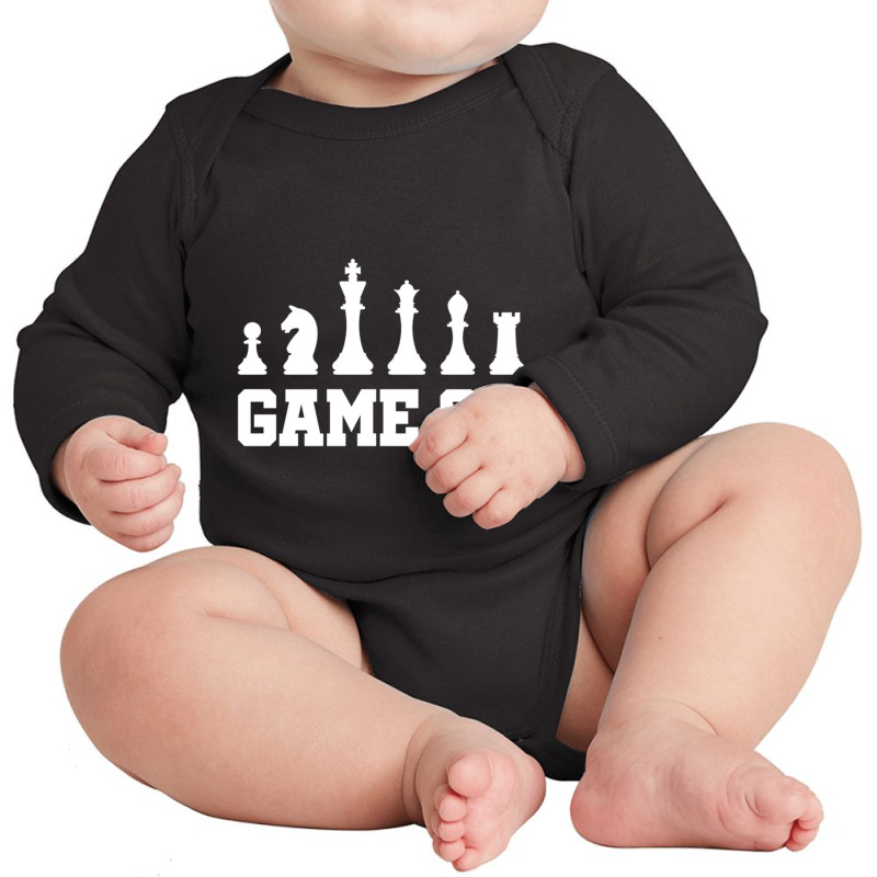 Trending Chess Player Long Sleeve Baby Bodysuit by Pannell Quintero | Artistshot