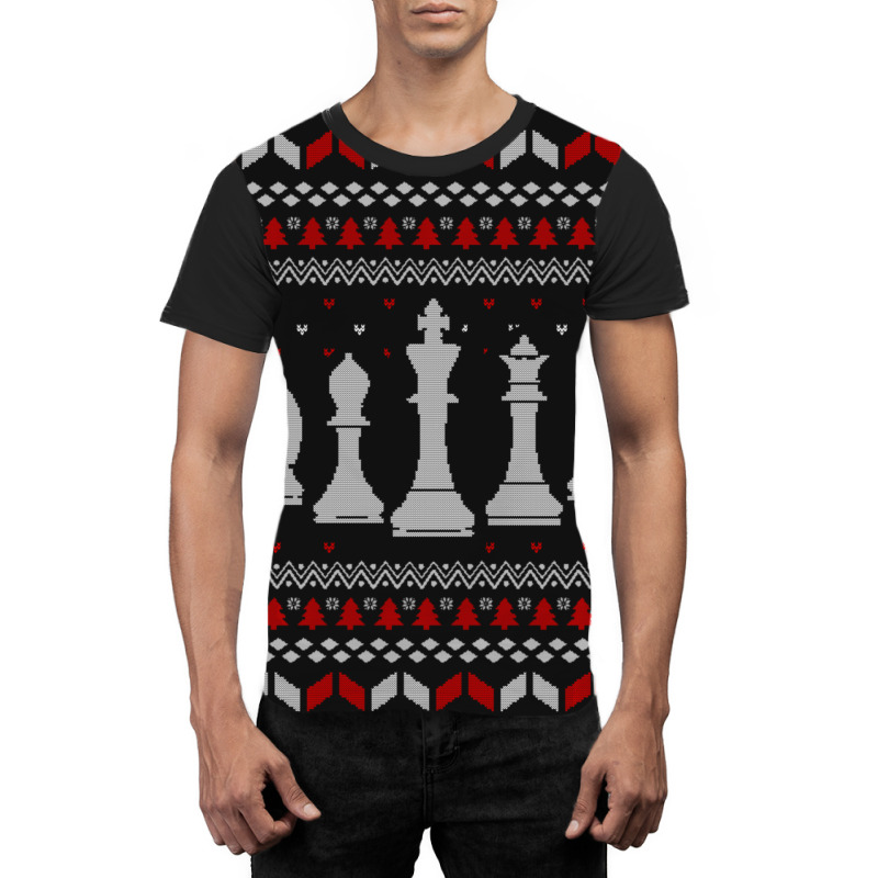 Hot Trend Chess Ugly Xmas For A Chess Player Graphic T-shirt by Pannell Quintero | Artistshot