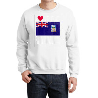 Love For Falkland Islands T Shirt Crewneck Sweatshirt | Artistshot