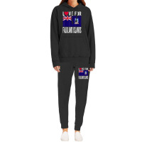 Love For Falkland Islands T Shirt Hoodie & Jogger Set | Artistshot